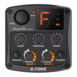 Captador Cherub G-tone Gt-6 Afinador Reverb Chorus Violão Et