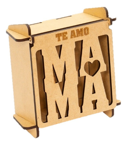 12 Cajas Regalo Dia De Las Madres 10 De Mayo 10x10x5 Cms Mdf