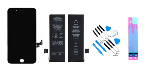 Pantalla Compatible iPhone 7 + Bateria + Kit + Pegamento 