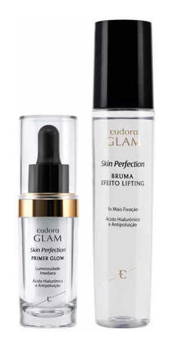 Kit Skin Perfection Primer Glow+ Bruma Fixadora