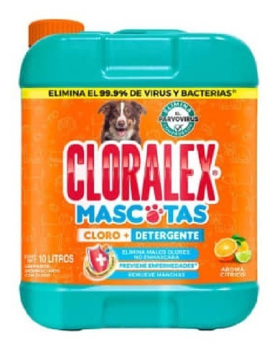 Limpiador Líquido Cloralex Mascotas 10 L Msi