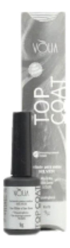 Top Coat Volia Sache Silver 9g Refil Alto Brilho Selante