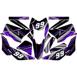 Stickers, Calca, Vinil, Para Moto Dm200 2023 Lima Mod-46