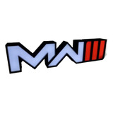 Cartel Luminoso Led Rgb Mw3 Moder Warfare 3 Call Of Duty 