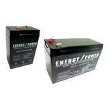 Kit 01 Bateria 12v 7ah + 01 Bateria 6v 4ah Energy Power