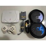 Playstation 1 Slim + Jogos (leitor Funcionando)