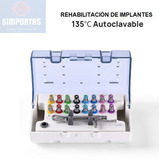 Kit Rehabilitación Implante Dental Multimarca 17 Colores Sgo