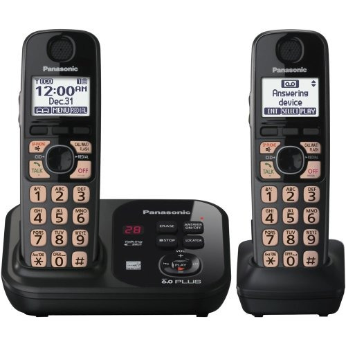 Panasonic Kx-tg4732b Dect 6.0 Teléfono Inalámbrico Con Siste