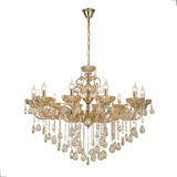 Lustre Pendente Candelabro Sindora Dcd00409 12 Braços E14 Cor Dourado Bivolt