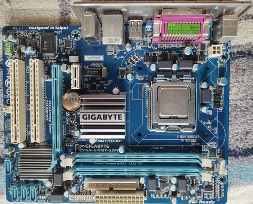 Motherboard Ga-g41mt-s2pt (rev. 1.1) + Pentium E5700 Usado