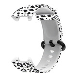 Correa Tpu Para Xiaomi Mi Watch Lite & Redmi - White Leopard