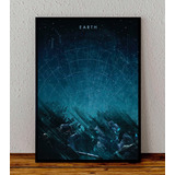 Cuadro 33x48 Poster Enmarcado Tierra Destiny Videojuego