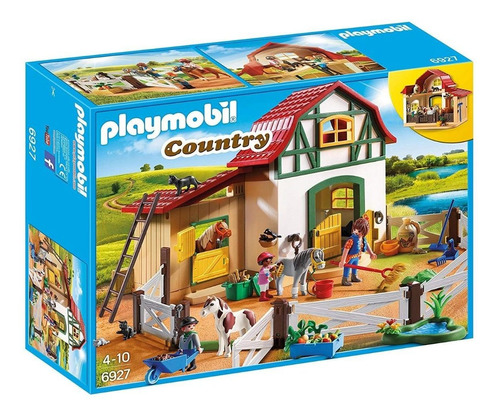 Playmobil 6927 Country Granja De Los Pony Caballos