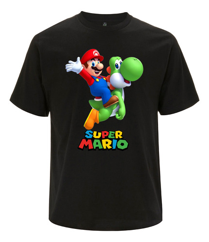 Remera Mario Bros 100% Algodón