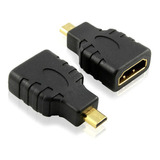 Convertidor De Puerto Micro Hdmi Macho A Hdmi Hembra