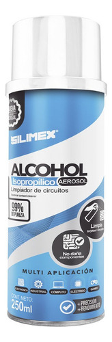 Alcohol Isopropilico En Aerosol Para Limpieza 250 Ml