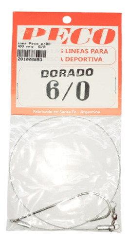 Linea Peco P Dorado Nro. 6 0