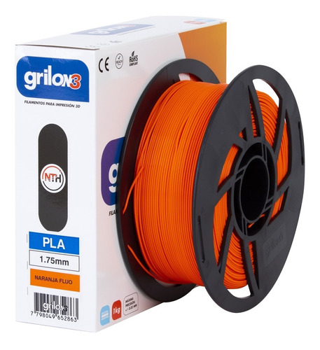 Filamento Grilon3 1kg Pla 1.75mm Impr. 3d Factura A B