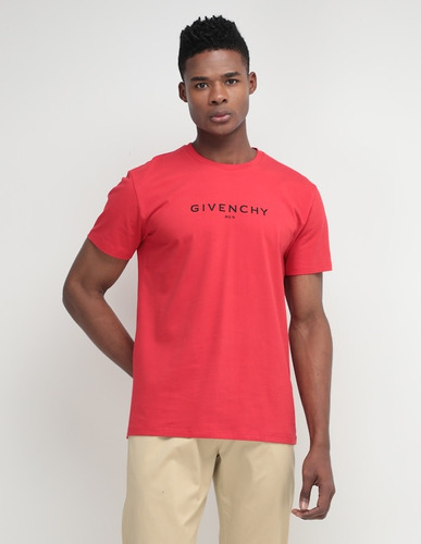 Playera Casual Cuello Redondo Letras Givenchy Para Hombre