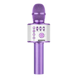 Bonaok - Microfono Inalambrico Bluetooth De Karaoke, 3 En 1;