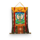 Avalokiteswara Thangka Pintura Budista Meditación Zen