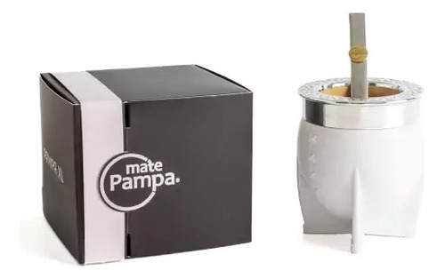 Mate Pampa Imperial Xl Incluye Bombilla Térmico Caja Colores