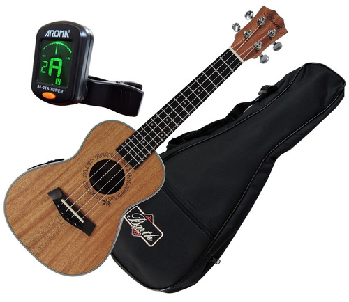 Ukulele Concert Barth Guitars Eletrico+bag+afinador+frete !