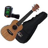 Ukulele Concert Barth Guitars Eletrico+bag+afinador+frete !