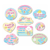 Kit Placas Galinha Pintadinha Candy Festcolor 9und