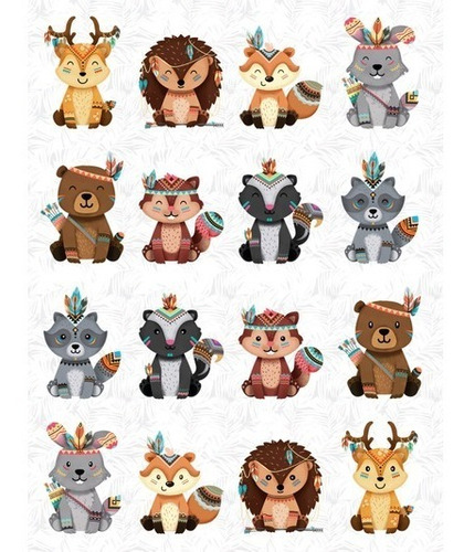 Clipart Woodland Tribal  Animals 36 Imagenes Png