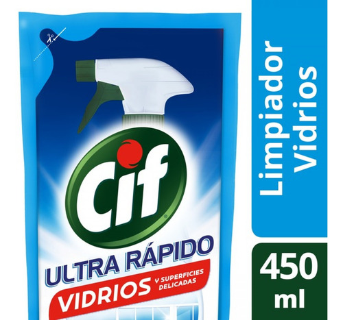 Pack X 15 Unid Limpiavidrio  Multdp 450 Ml Cif Limpi Pro