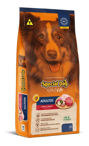 Ração Special Dog Gold Life Premium Adulto Carne/frango 15kg