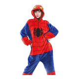 Pijama Mameluco Spiderman Adulto Disfraz Moda Oferta Talla S