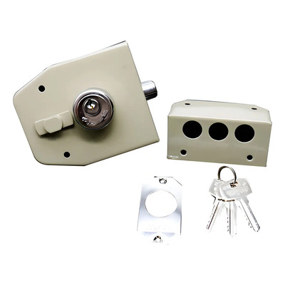Cerradura Tover De Sobreponer S1000 Pintada Color Beige | Envío gratis