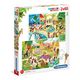 Rompecabezas Zoo 2x60pz