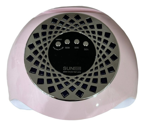 Cabina Sun Yc-57b 268w Uv/led Porta Celular Color Rosa