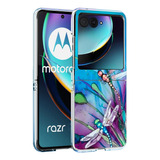 Funda Para Motorola Razr 40 Ultra Diseño Libelula
