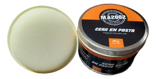 Cera Carnauba En Pasta 200 Gr + Pad De Poliespuma