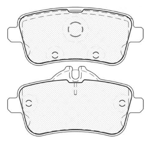 Pastillas Freno Para Mercedes Benz Gls-class 350-400-450-500 Foto 2