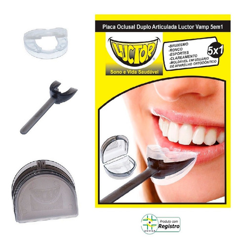 Aparelho Dental Bruxismo Anti Ronco Clareamento Fácil Moldar