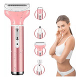 Máquina De Barbear Facial E Corporal Feminina Recarregável