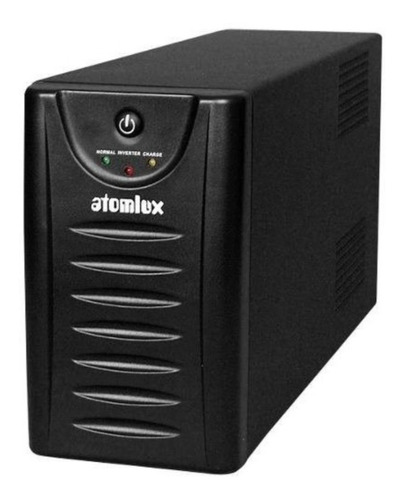  Atomlux Ups1000@ 1000va Entrada Y Salida De 220v Ca Negro