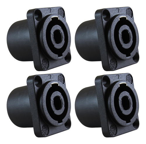 Speaker Jack Twist Lock 4 Pole   (rectangle) Compatible...