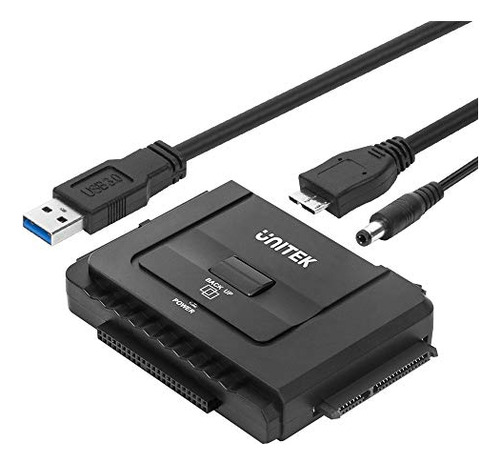 Convertidor De Usb 3 0 Ide Y Sata Adaptador De Disco Du...