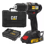 Taladro Atornillador Percutor Cat 18v Con Cargador + Bateria