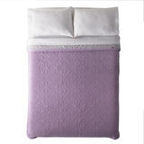 Colcha Lavanda King Size Flores 2 Vistas Lila/gris Vianney