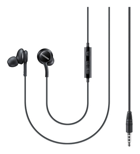 Audífonos Alámbricos Samsung Stereo Negro 3.5mm - Negro