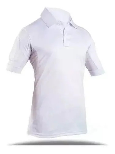Polo Tactica De Combate Manga Corta Blanco Trabajo Calidad