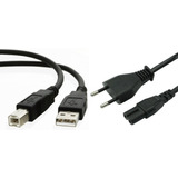 Conjunto De Cabos Para: Epson Tx 133, Energia + Usb