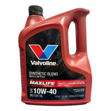 Aceite Para Motor 10w40 Valvoline Maxlife Sintetic Blend Gl